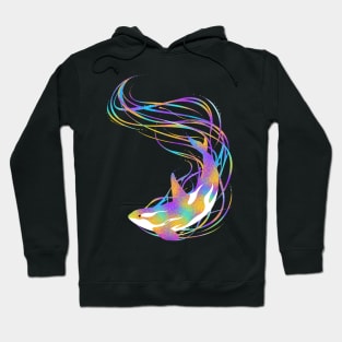 Killer Whale Colorful artistic Hoodie